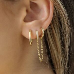 🦋Evry Jewels Gold Huggie Earrings:)